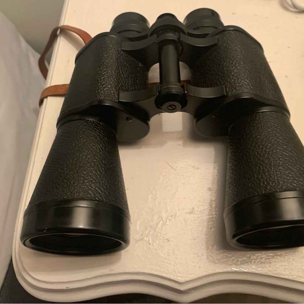 Rolex Black Binoculars with Brown Strap